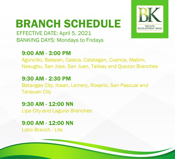 210125 Branch Sched