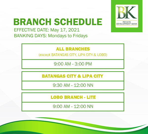 210125 Branch Sched